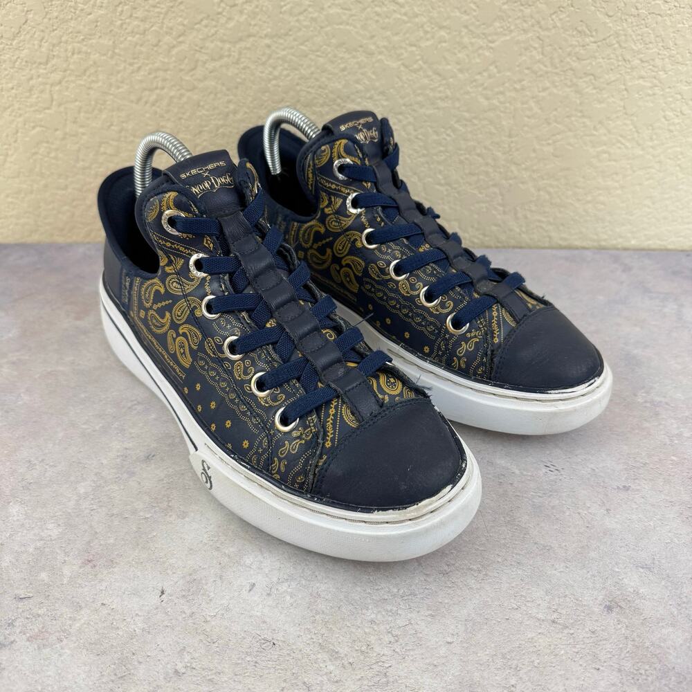 Skechers Premium Slip-ins Snoop Dogg One Double G Mens 6.5 Blue Sneakers Shoes